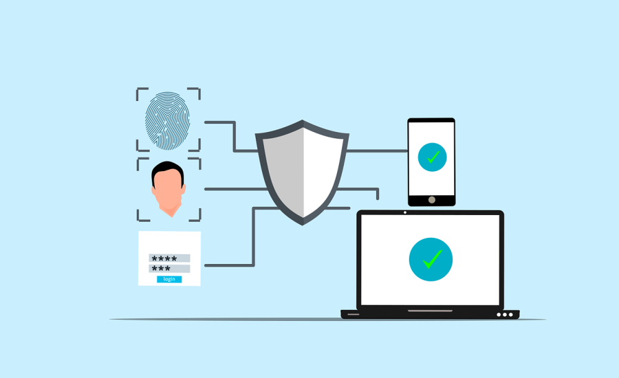 Free cybersecurity security authentication vector